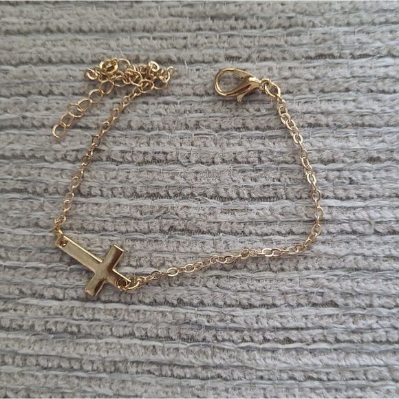 Gold Chain Love Jesus Bracelets For Women Charm - Picture 4 of 6